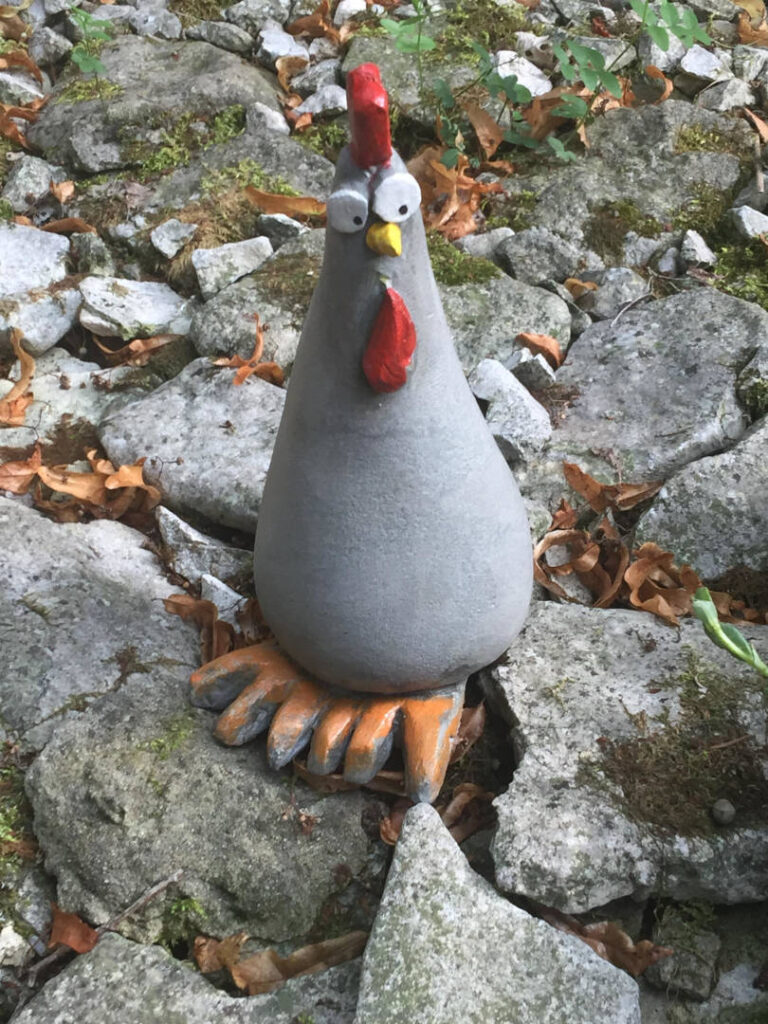 Huhn Skulptur