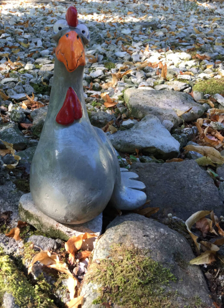 Huhn Skulptur