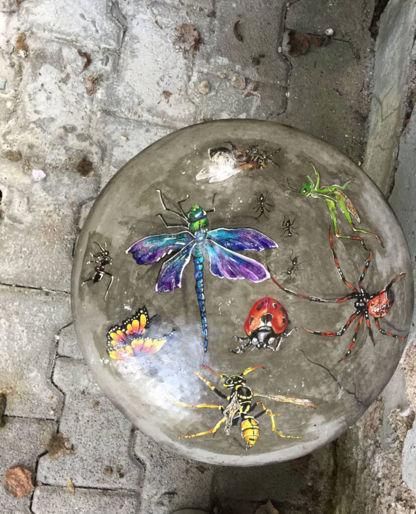 Pilze aus Beton