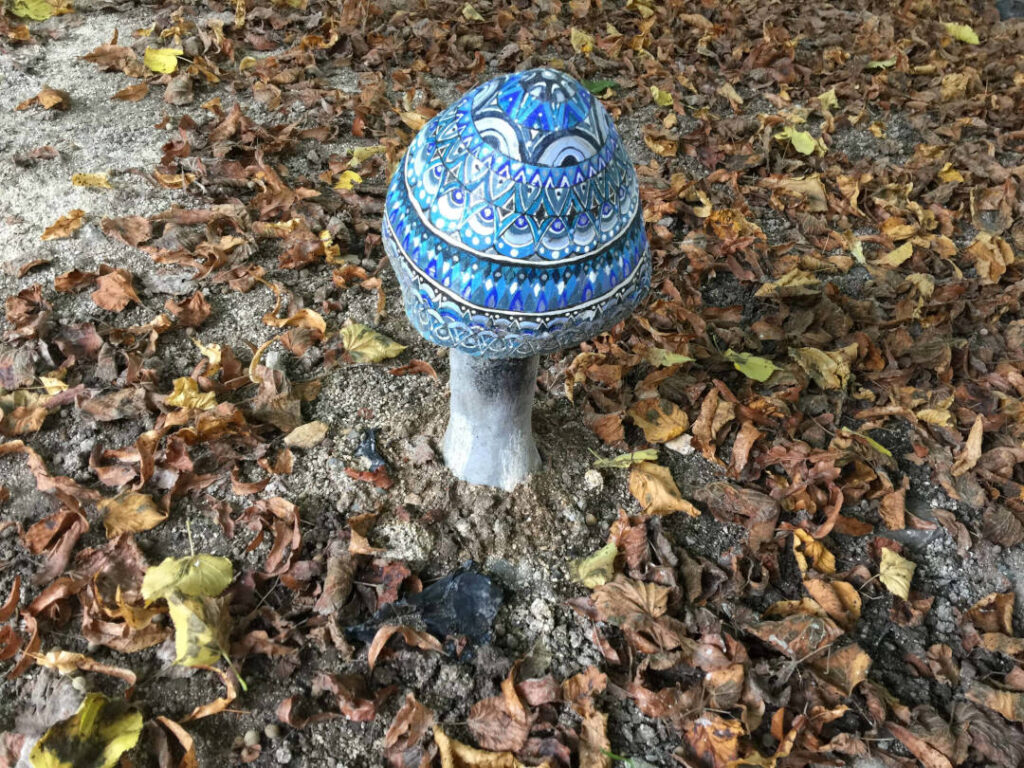 Pilze aus Beton