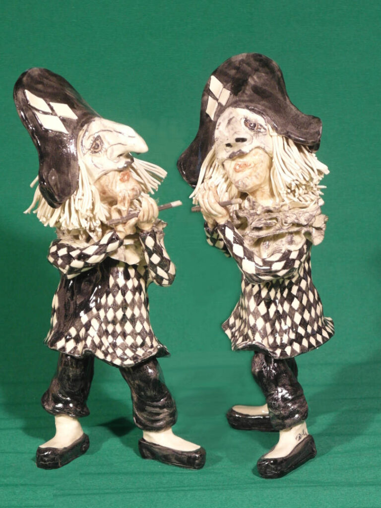 Basler Fasnachtsfigur Harlekin 