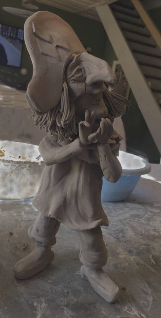 Harlekin roh Basler Fasnachtsfiguren